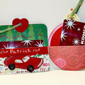 Holiday gift card holder
