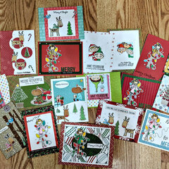 Various Christmas cards