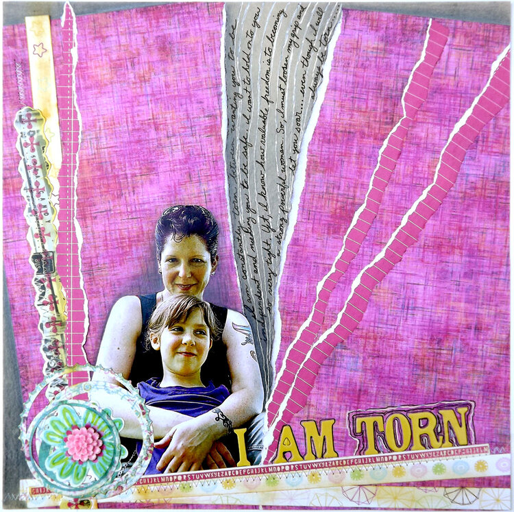 I Am Torn - Scrapbooking from the Inside Out - July Independence kit
