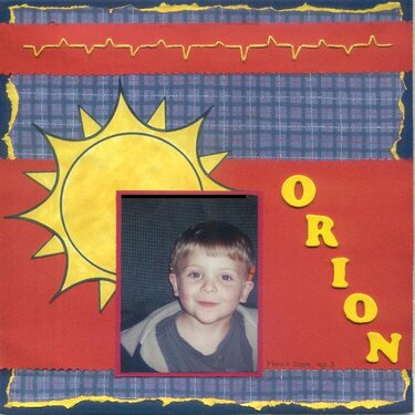 My grandson, Orion