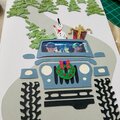 Christmas card Jeep