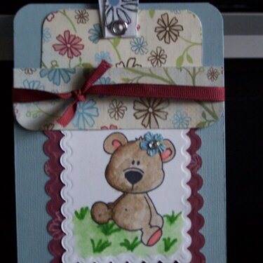Teddy bear Mother&#039;s day card