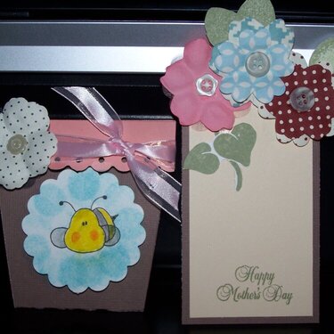 Inside Flowerpot Mothers day card