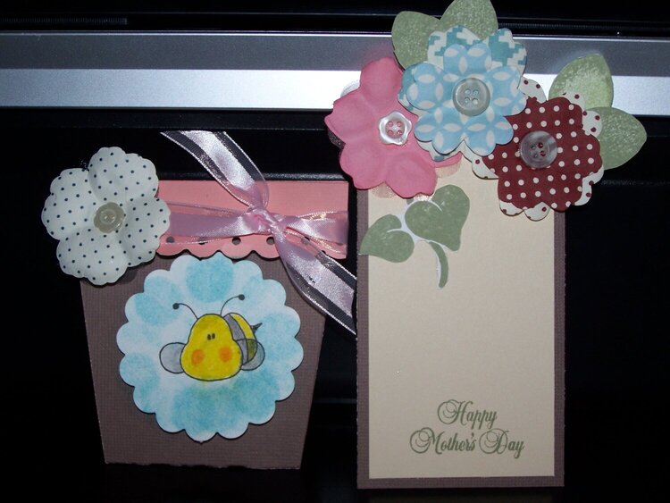 Inside Flowerpot Mothers day card