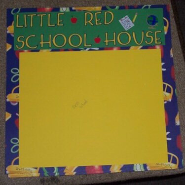 Little Red School House, page1