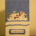 Glittery Snow Card