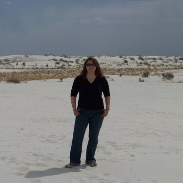 Me at White Sands National Monument, NM