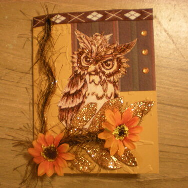 Marticia&#039;s card Swap, Owl 2