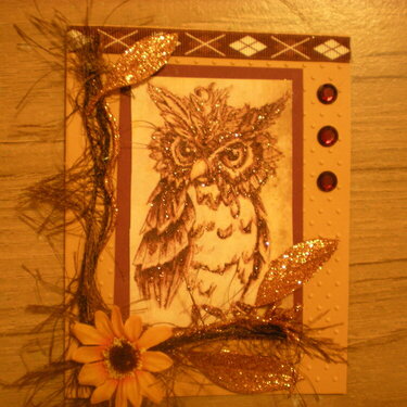 Martica&#039;s card swap Owl 4