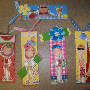 Summer Bookmarks for swap