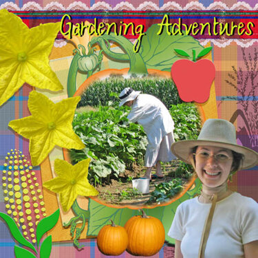 Harvest Fest Digital Scrapbook Page