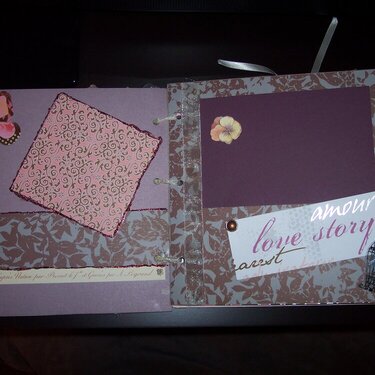 Romantic/Feminine Minibook swap: Page 2-3