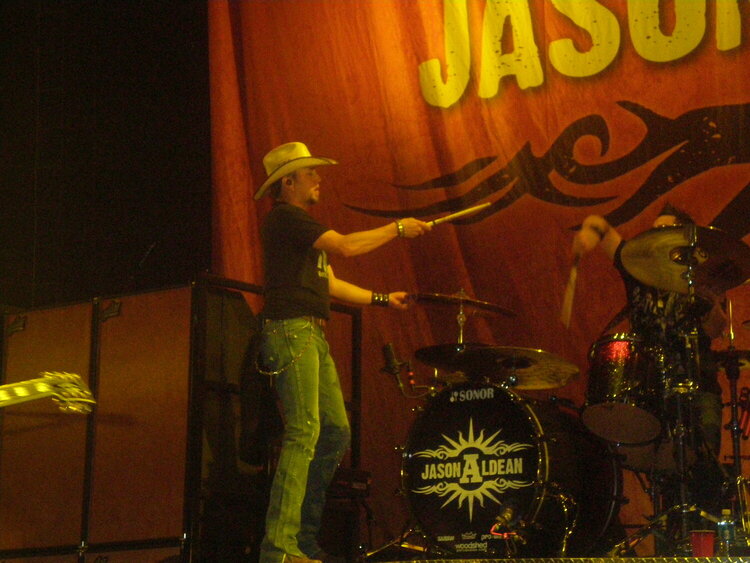 jason on drums