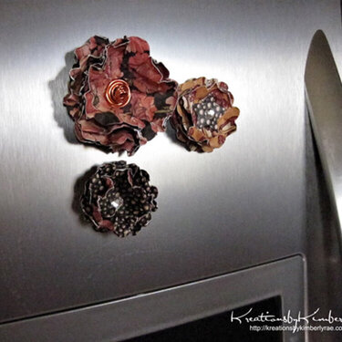 ::Crumpled Flower Magnets by KimberlyRae:: Graphic 45