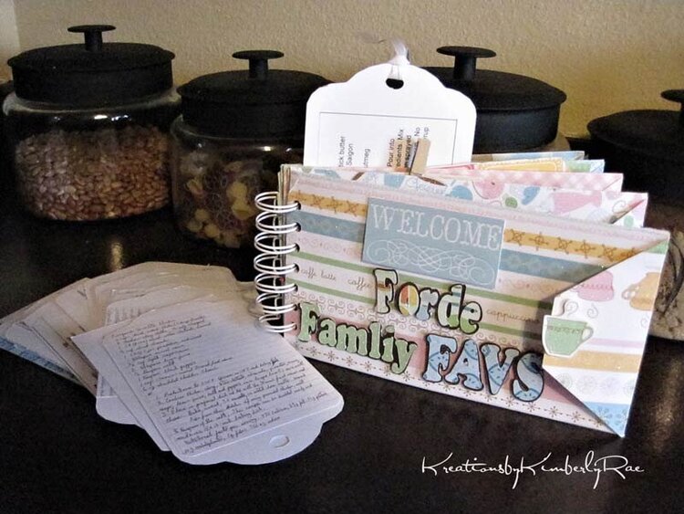 ::Forde Family Favs-a Recipe Book by KimberlyRae::DCWV