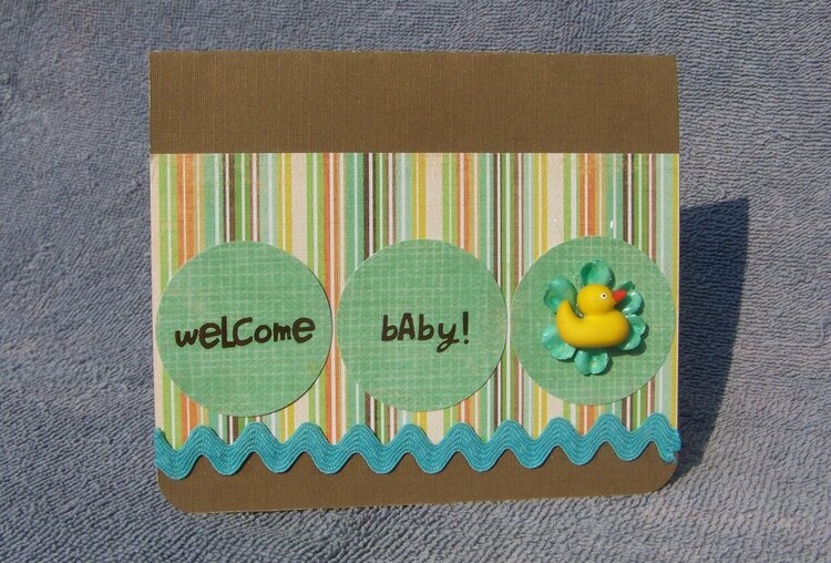 Welcome Baby card