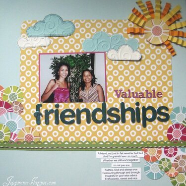 Valuable Friendships