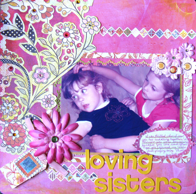 loving sisters