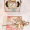 Graphic 45 Botanical Tea Decorative Box with Easel Card Set and Side Waterfall Album