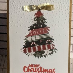 Christmas Tree Scrap Card