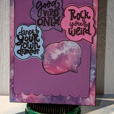 Photoplay Good Vibes Only card