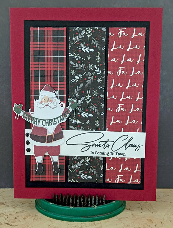 Santa Claus is Coming to Town card