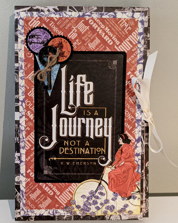 Graphic 45 &quot;Life&#039;s a Journey&quot; travel folio - Cover