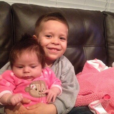 Brother and sissy!