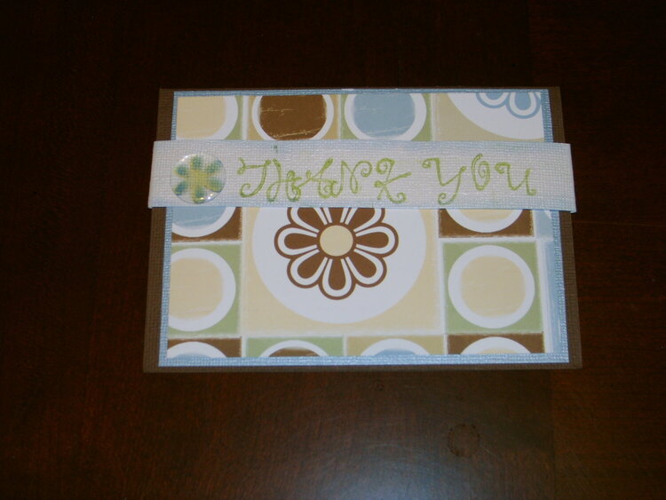 Thank you card