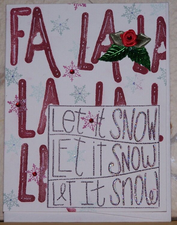 Let it snow....