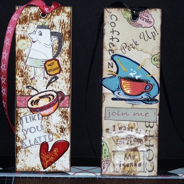 2nd group of coffee bookmarks