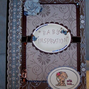 Covered composition book...