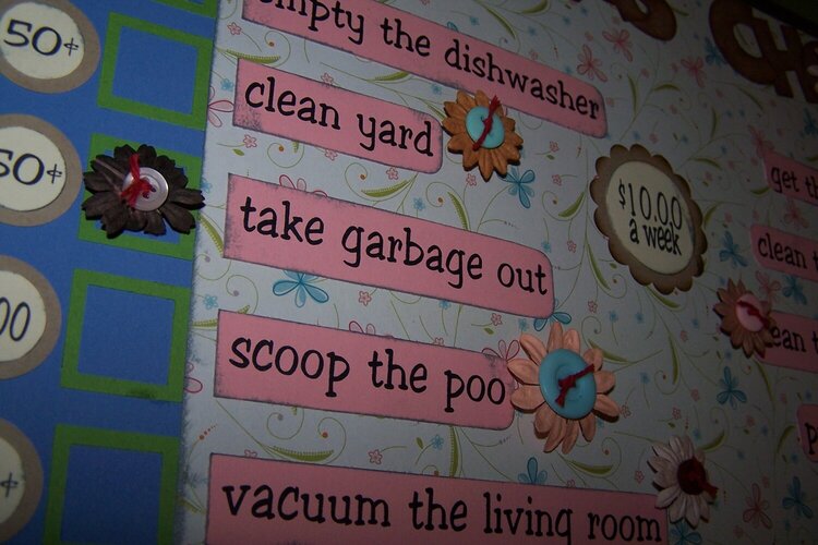 Cookie Sheet Magnet Chore Chart