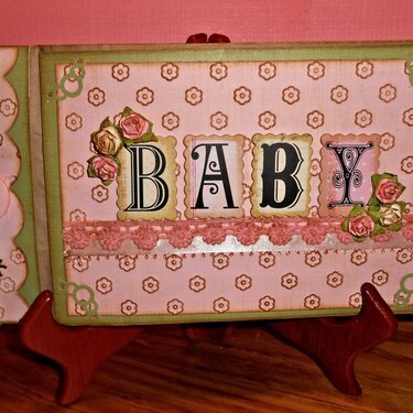 &quot;Baby Girl&quot; paper bag mini album.