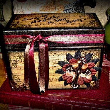 &quot;Sing To The Lord A New Song!&quot;  keepsake box.