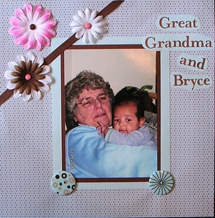 Great Grandma and Bryce