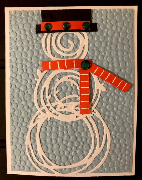 Snowman card