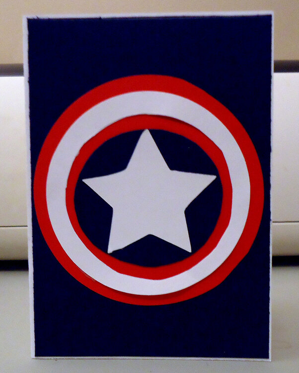 Captain America Card