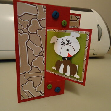 Dog - swing card (front)