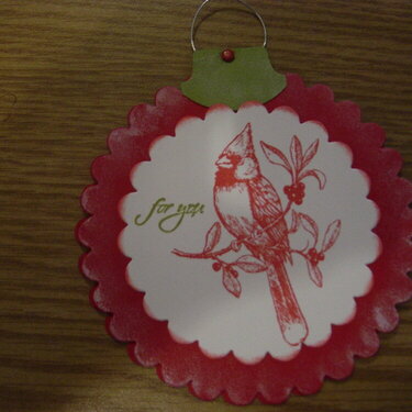 Cardinal Christmas Card/Ornament
