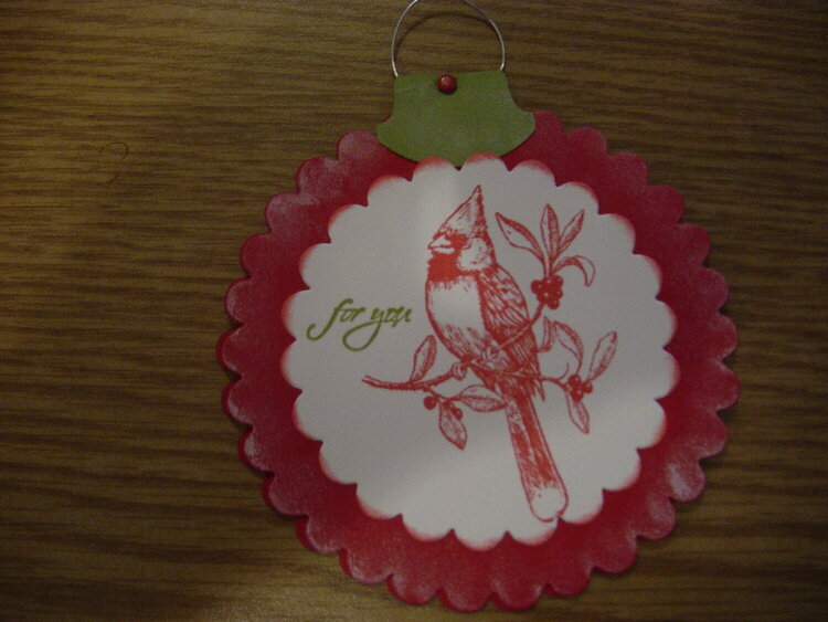 Cardinal Christmas Card/Ornament