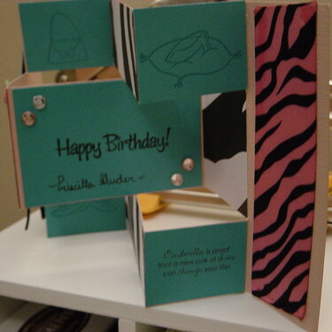 Inside of birthday card