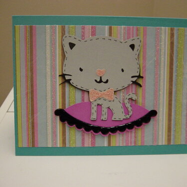 Kitty Kat B-day card
