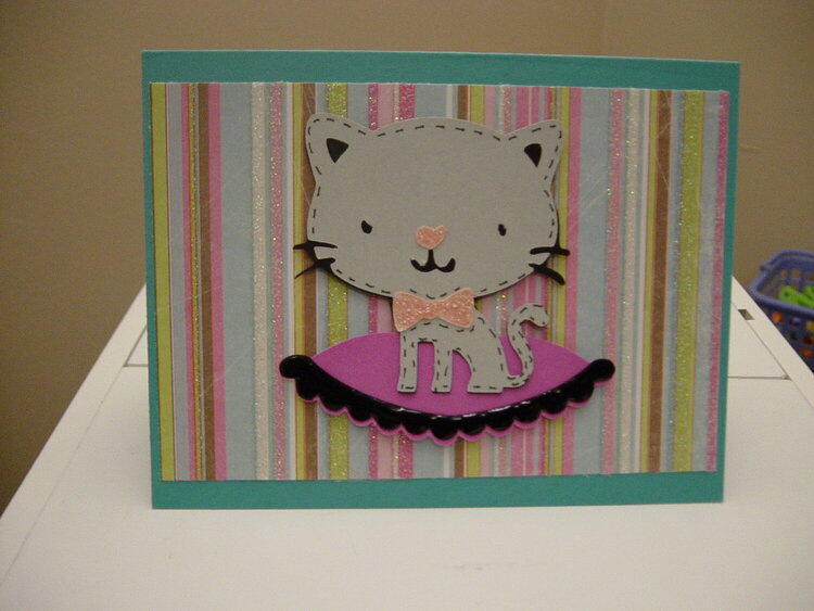Kitty Kat B-day card