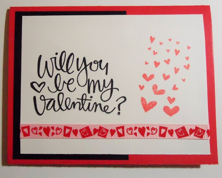 Will you be my valentine?