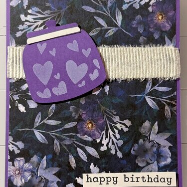 Jar birthday card