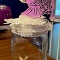 Winter fairy/Spring Fairy Mason Jar