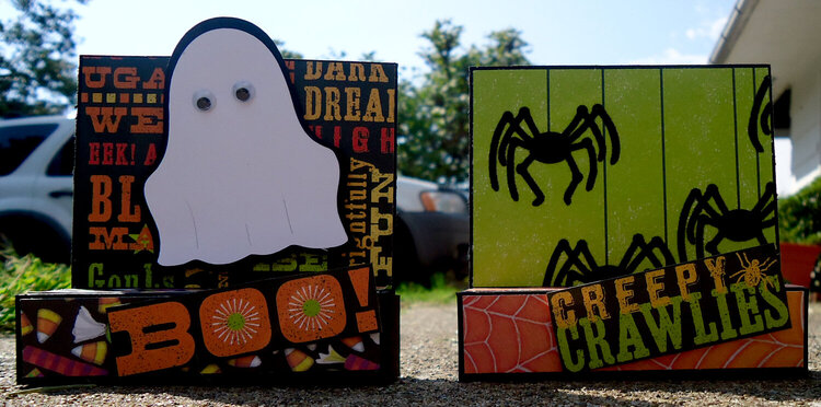 Halloween treat boxes