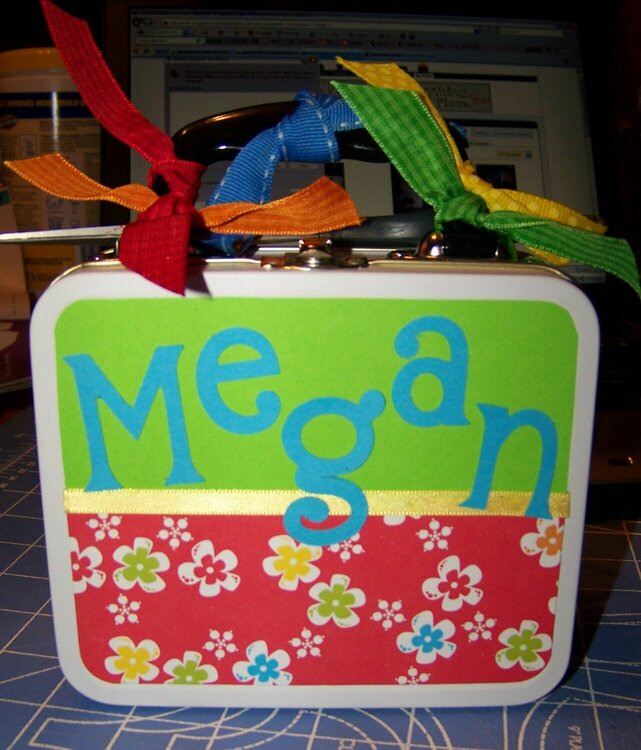 Megan&#039;s Tin Lunch box