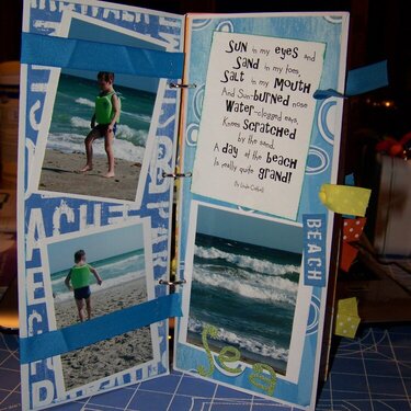 Beach Flip Envelope Book Page 1